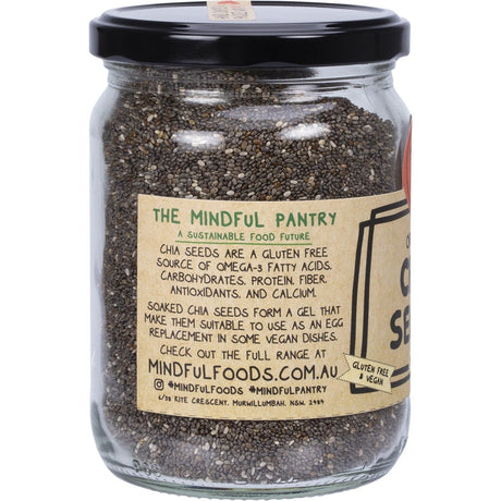 Mindful Foods Chia Seeds Organic 350g - Dr Earth - Chia