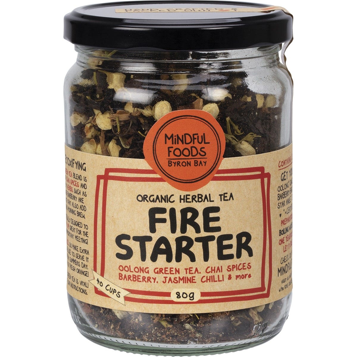 Mindful Foods Fire Starter Organic Herbal Tea 80g - Dr Earth - Drinks