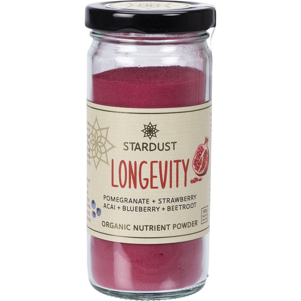 Mindful Foods Stardust Longevity Organic Nutrient Powder 120g - Dr Earth - Drinks, Other Superfoods