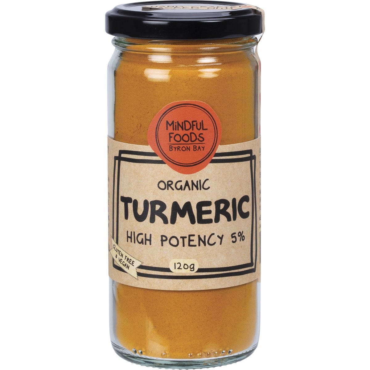 Mindful Foods Turmeric Organic 120g - Dr Earth - Herbs Spices & Seasonings