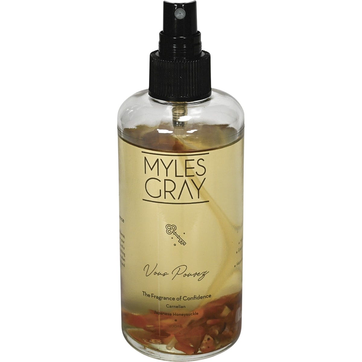 Myles Gray Crystal Infused Room Spray Japanese Honeysuckle 200ml - Dr Earth - Cleaning