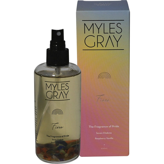 Myles Gray Crystal Infused Room Spray Pride Raspberry Vanilla 200ml - Dr Earth - Cleaning