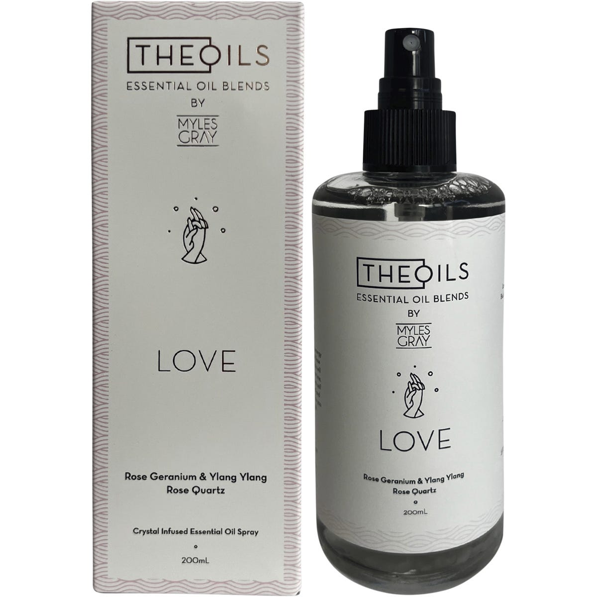 Myles Gray TheOils Room Spray Rose Geranium & Ylang Ylang 200ml - Dr Earth - Cleaning