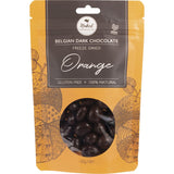 Naked Chocolate Co Freeze Dried Orange Dark Chocolate 100g - Dr Earth - Chocolate & Carob