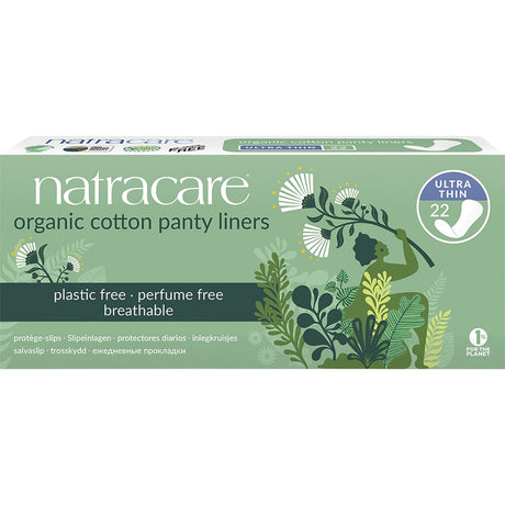 Natracare Panty Liners Ultra Thin 22pk - Dr Earth - Feminine Care