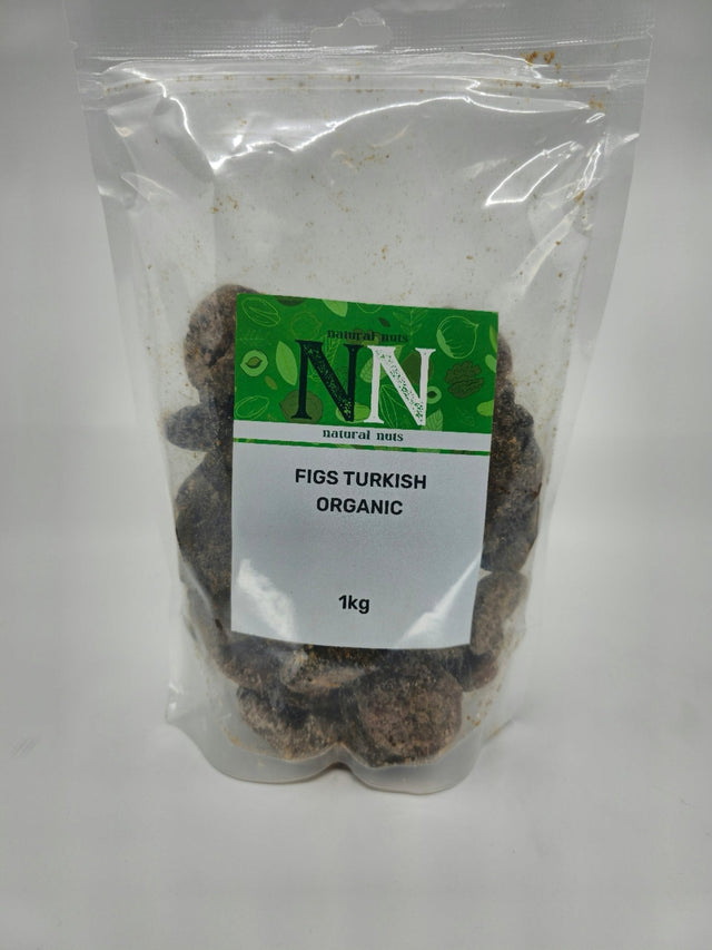 Natural Nuts Turkish Figs 1kg Organic - Dr Earth - Dried Fruits Nuts & Seeds