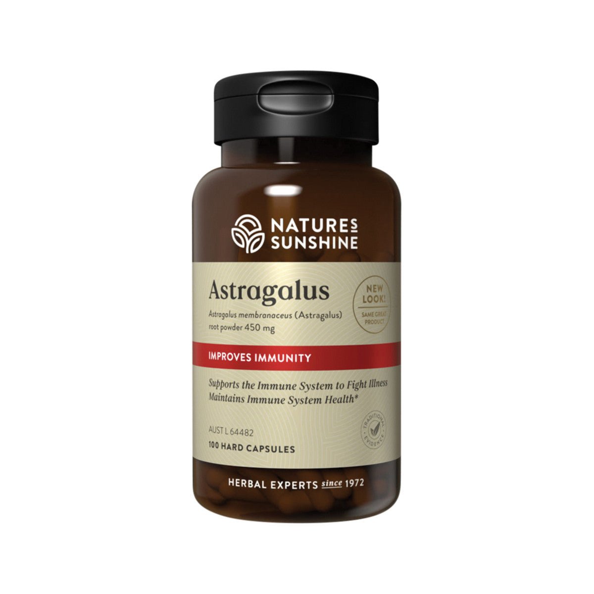 NATURE'S SUNSHINE Astragalus 450mg 100c - Dr Earth - Supplements