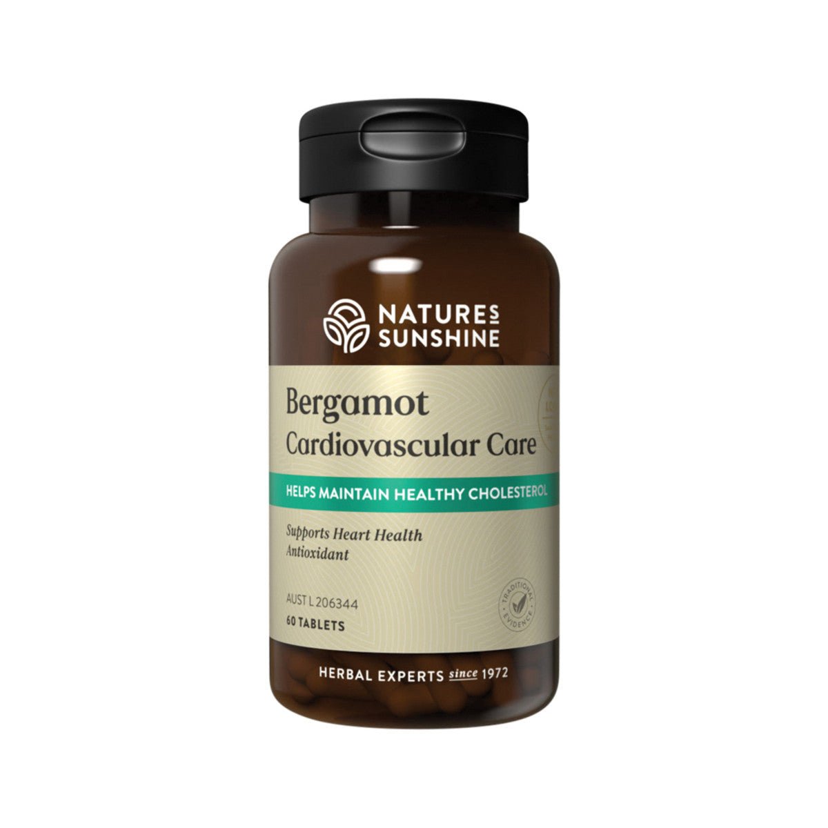 NATURE'S SUNSHINE Bergamot Cardiovascular Care 60t - Dr Earth - Supplements