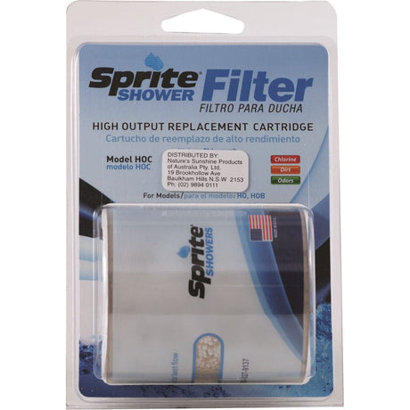 NATURE'S SUNSHINE Sprite Shower Filter Replacement (High Output) Cartridge - Dr Earth - Supplements