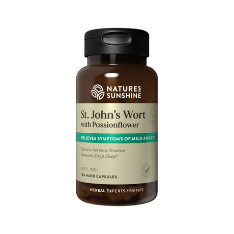 NATURE'S SUNSHINE St. John's Wort with Passionflower 100c - Dr Earth - Supplements