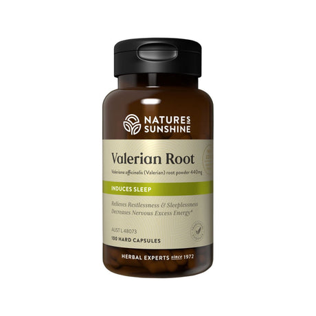 NATURE'S SUNSHINE Valerian Root 440mg 100c - Dr Earth - Supplements