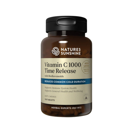 NATURE'S SUNSHINE Vitamin C 1000 Timed Release (with Bioflavonoids) 150t - Dr Earth - Supplements