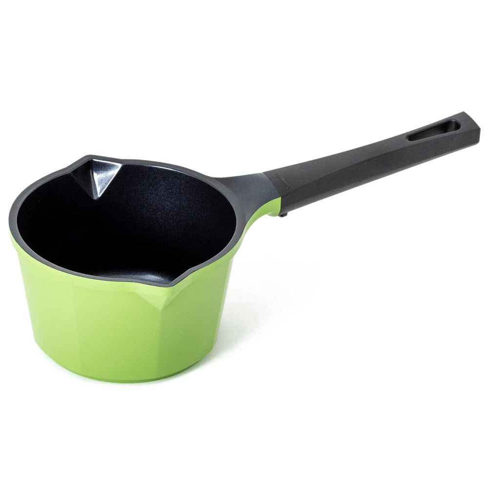 Neoflam Venn 14cm Milk Pan Non-Induction Green - Dr Earth - Eco Living, Cookware, Saucepans