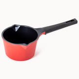 Neoflam Venn 14cm Milk Pan Non-Induction Red - Dr Earth - Eco Living, Cookware, Saucepans