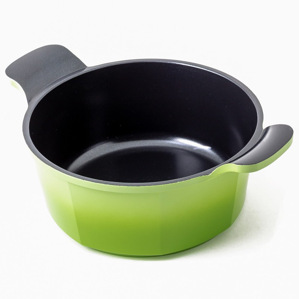 Neoflam Venn 20cm Casserole Induction Green - Dr Earth - Eco Living, Cookware, Stockpots & Casseroles