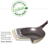 Neoflam Venn 26cm Deep Casserole induction Orange - Dr Earth - Eco Living, Cookware, Stockpots & Casseroles