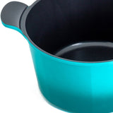 Neoflam Venn 26cm Deep Casserole induction Turquoise - Dr Earth - Eco Living, Cookware, Stockpots & Casseroles