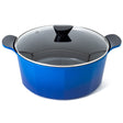 Neoflam Venn 32cm Casserole Induction Blue - Dr Earth - Eco Living, Cookware, Stockpots & Casseroles