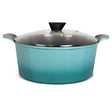 Neoflam Venn 32cm Casserole Induction Turquoise - Dr Earth - Eco Living, Cookware, Stockpots & Casseroles