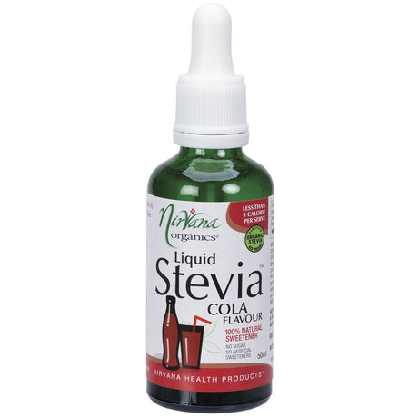 Nirvana Organics Liquid Stevia Cola 50ml - Dr Earth - Sweeteners