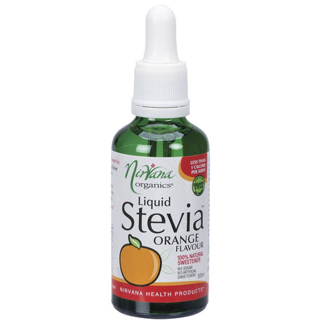 Nirvana Organics Liquid Stevia Orange 50ml - Dr Earth - Sweeteners