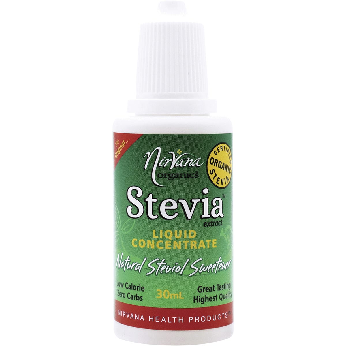 Nirvana Organics Stevia Liquid 30ml - Dr Earth - Sweeteners