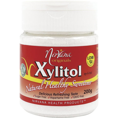 Nirvana Originals Xylitol Refillable Shaker 200g - Dr Earth - Sweeteners