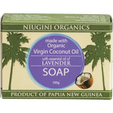 Niugini Organics Virgin Coconut Oil Soap Lavender 100g - Dr Earth - Bath & Body