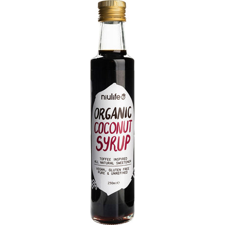 Niulife Coconut Syrup 250ml - Dr Earth - Sweeteners, Desserts