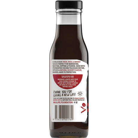 Niulife Organic Coconut Amino Sauce Extra Thick Smokey BBQ 250ml - Dr Earth - Condiments