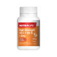 NUTRALIFE High Strength Vit C + Vit D + Zinc 60t - Dr Earth - Supplements