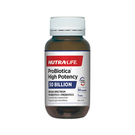 NUTRALIFE ProBiotica High Potency (50 Billion) 50c - Dr Earth - Supplements