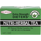 Nutri-Leaf Herbal Tea Bags Dieter's Tea Extra Strength 15pk - Dr Earth - Drinks, Weight Management