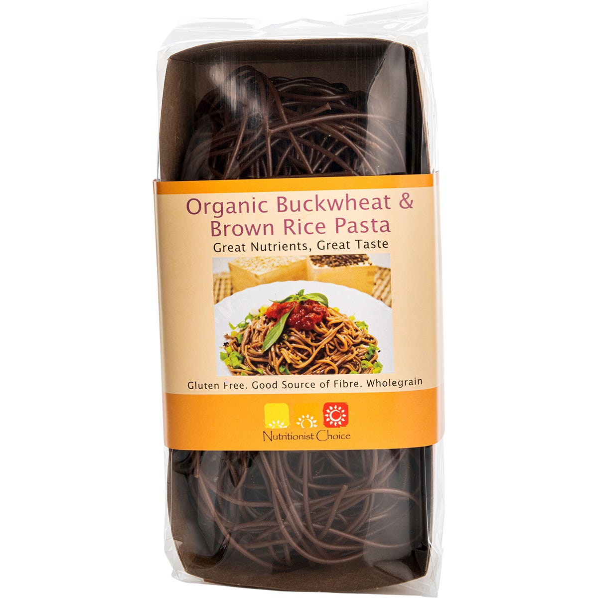 Nutritionist Choice Brown Rice & Buckwheat Pasta Spaghetti 180g - Dr Earth - Rice Pasta & Noodles