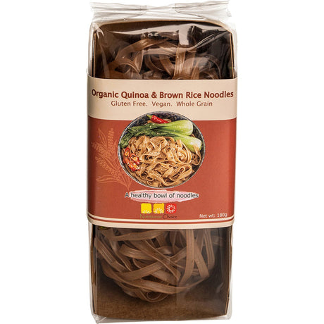 Nutritionist Choice Rice Noodles Organic Quinoa & Brown 180g - Dr Earth - Rice Pasta & Noodles