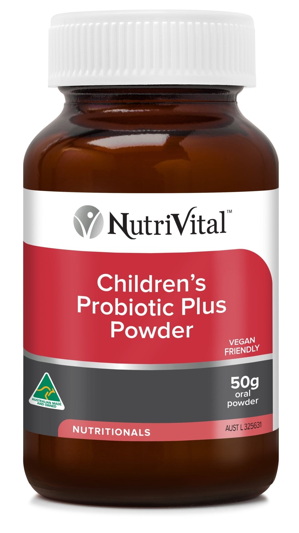 NutriVital Children's Probiotic Plus Powder 50g Powder - Dr Earth - Supplements, Nutrivital
