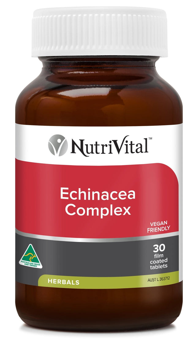 NutriVital Echinacea Complex 30 tablets - Dr Earth - Supplements, Nutrivital