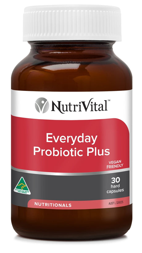 NutriVital Everyday Probiotic Plus Capsules 30 capsules - Dr Earth - Supplements, Nutrivital