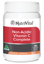 NutriVital Non-Acidic Vitamin C Complete Tablets 180 tablets - Dr Earth - Supplements, Nutrivital
