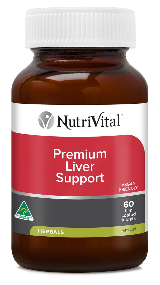 NutriVital Premium Liver Support Tablets 60 tablets - Dr Earth - Supplements, Nutrivital