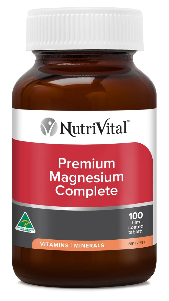 NutriVital Premium Magnesium Complete Tablets 100 tablets - Dr Earth - Supplements, Nutrivital