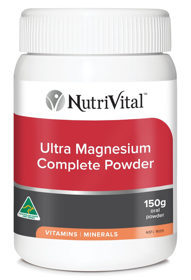 NutriVital Ultra Magnesium Complete Powder 150g Powder - Dr Earth - Supplements, Nutrivital