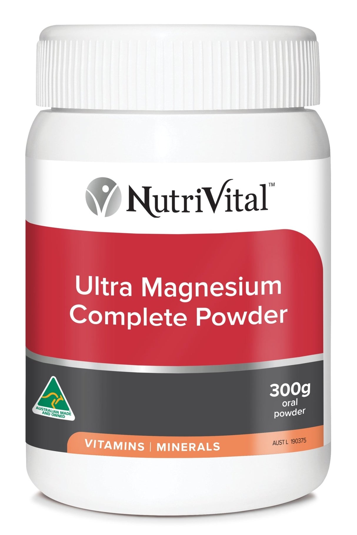 NutriVital Ultra Magnesium Complete Powder 300g Powder - Dr Earth - Supplements, Nutrivital
