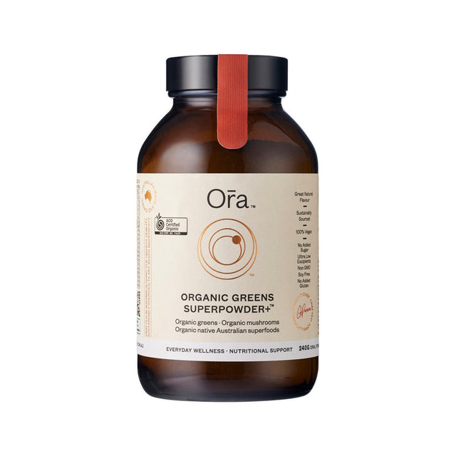 Ora Health Organic Greens Superpowder+ Oral Powder 240g - Dr Earth - Supplements, Energy