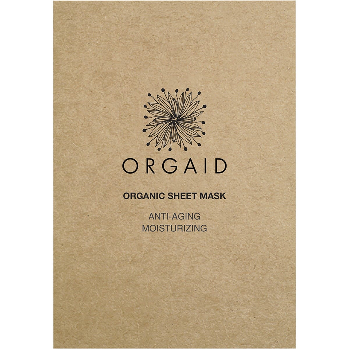 Orgaid Organic Sheet Mask Anti-Aging & Moisturizing 24ml - Dr Earth - Skincare