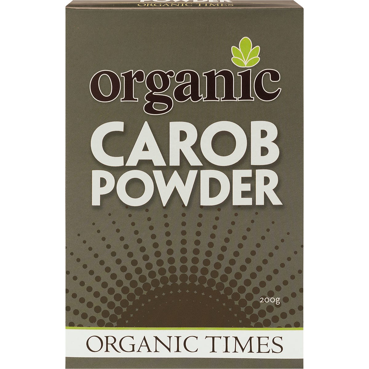 Organic Times Carob Powder 200g - Dr Earth - Baking