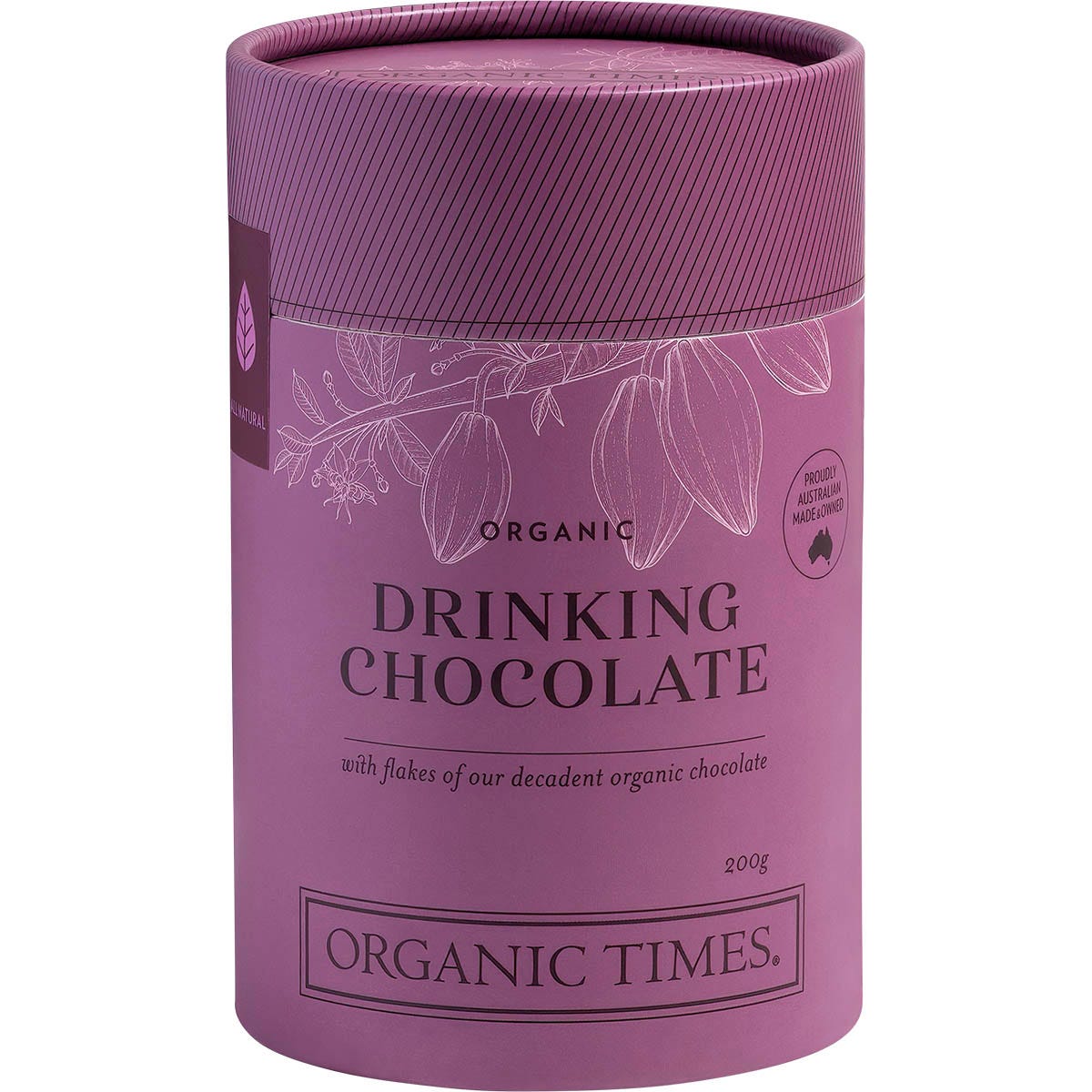 Organic Times Drinking Chocolate 200g - Dr Earth - Drinks
