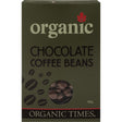 Organic Times Milk Chocolate Coffee Beans 150g - Dr Earth - Chocolate & Carob