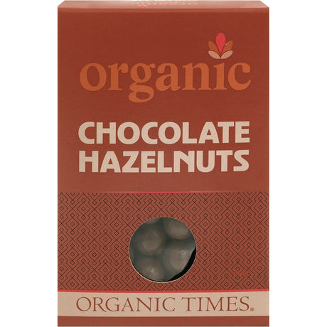 Organic Times Milk Chocolate Hazelnuts 150g - Dr Earth - Chocolate & Carob