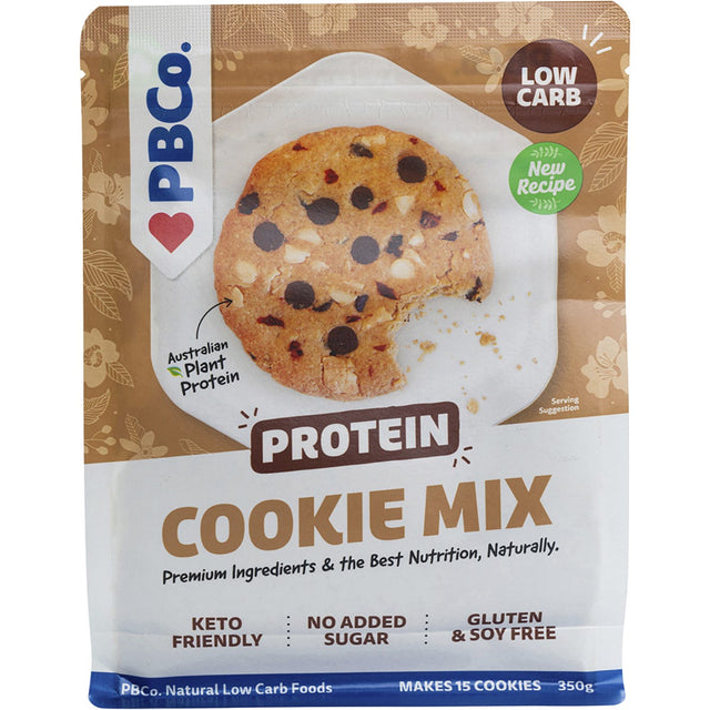 PBco Protein Cookies Mix Plant Protein 350g - Dr Earth - Baking